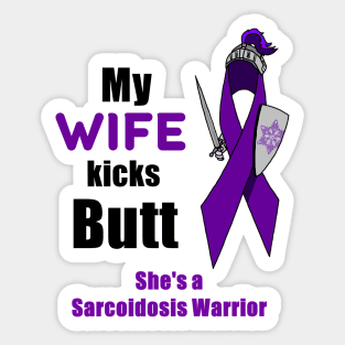 My Wife Kicks Butt Sticker